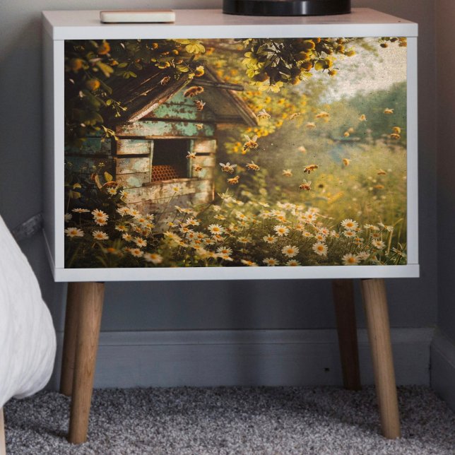 Entkopplung von Springtime-Bienen Seidenpapier (Von Creator hochgeladen)