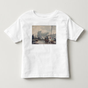 Entladen von Fischereibooten Kleinkind T-shirt