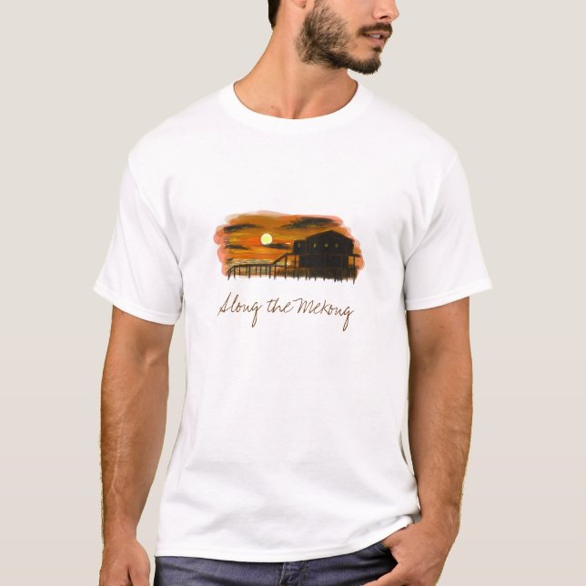 Entlang dem Mekong T-Shirt (Vorderseite)