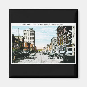 "Entlang der Dixie Landstraße", Chattanooga, Tenn Magnet