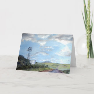 Entlang der ländlichen Straße Karte