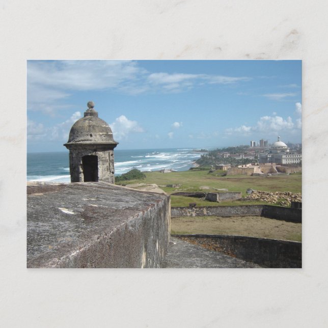 Entlang der Postkarte des Uhrturms (Vorderseite)