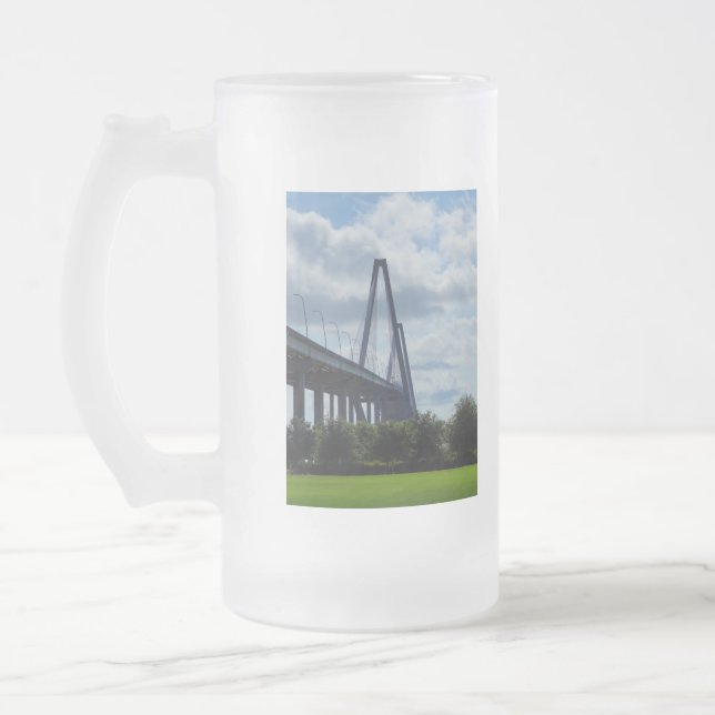 Entlang der Ravenel Mattglas Bierglas (Links)