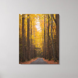 Entlang der Straße Leinwanddruck