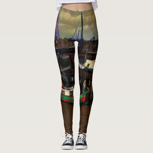Entlang der Themse Leggings (Vorderseite)