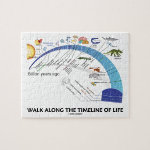Entlang Der Zeitachse Des Lebens Biologie Evolutio Puzzle