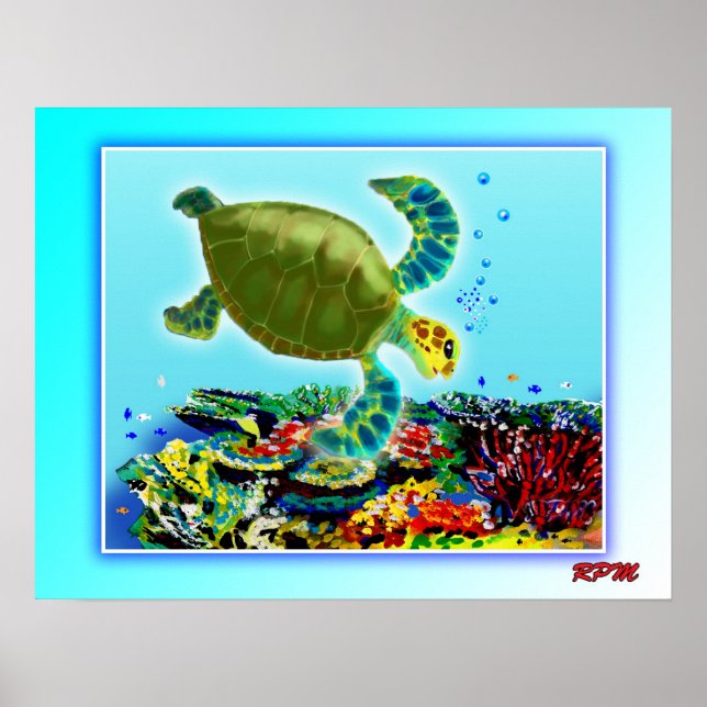 Entlang des Great Barrier Reef Poster (Vorne)