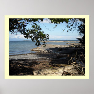 Entlang des Ozeans Poster