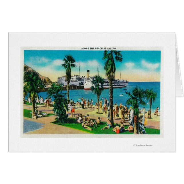 Entlang des Strandes auf der Insel Avalon, Katalin (Vorderseite (Horizontal))