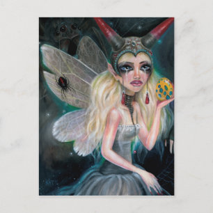 Entlang kam eine Spinne Postkarte