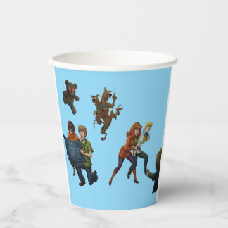 Entlarven des Terror des Spielzeugmachers Pappbecher