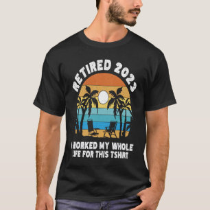 Entlastung 2023 für den Ruhestand von Arbeitnehmer T-Shirt