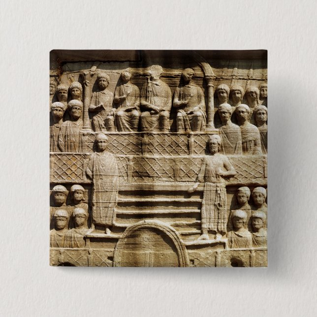Entlastung auf der Basis des Obelisk von Button (Vorderseite)