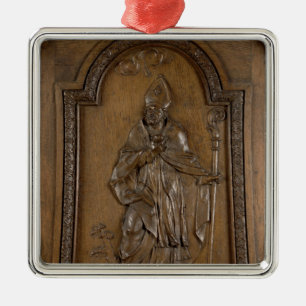Entlastung, die Bischof St. Medard darstellt Silbernes Ornament
