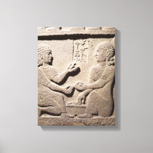 Entlastung, die den Sohn von König Araras Leinwanddruck