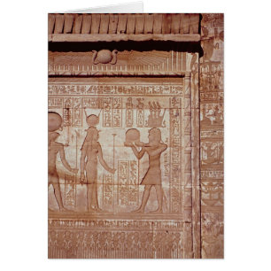 Entlastung, die ein Pharao darstellt
