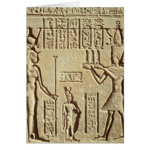 Entlastung, die ein Pharao darstellt