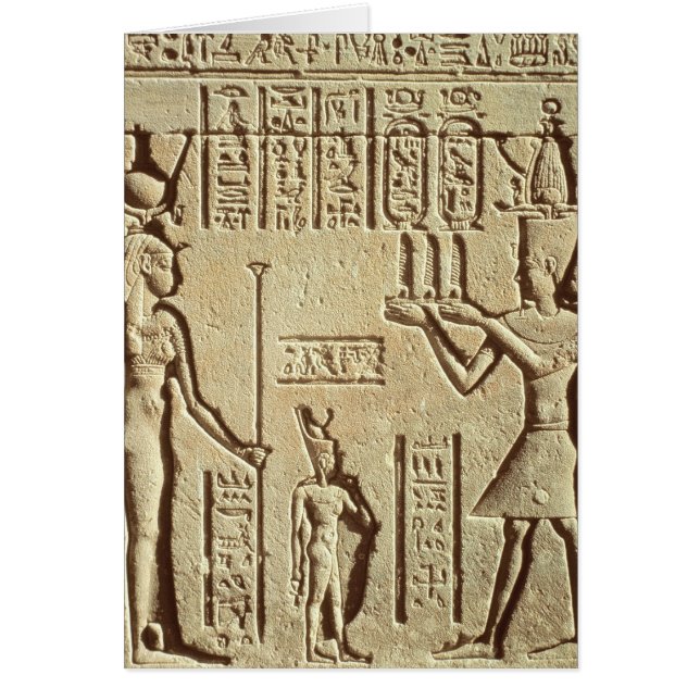 Entlastung, die ein Pharao darstellt (Vorne)