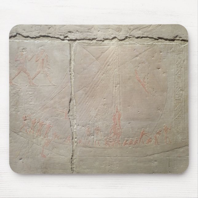 Entlastung, die eine Bootsreise darstellt Mousepad (Vorne)