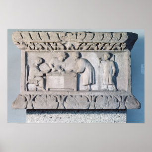 Entlastung, die eine Steuer sammelt Szene Poster