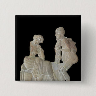 Entlastung, die Odysseus und Penelope darstellt Button