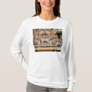 Entlastung, die Shiva und Parvati Reiten darstellt T-Shirt