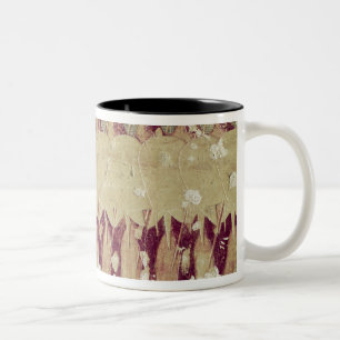 Entlastung, die Soldaten darstellt Zweifarbige Tasse