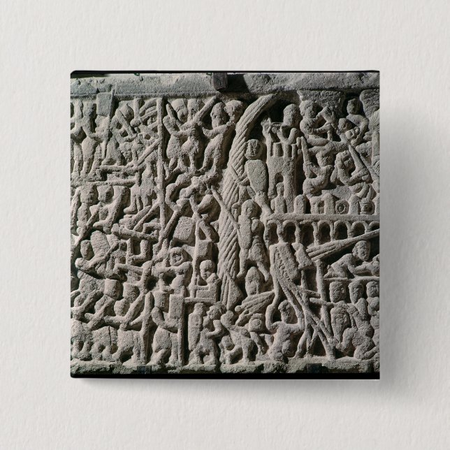 Entlastung, welche die Belagerung von Carcassonne Button (Vorderseite)