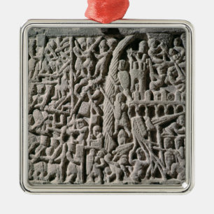 Entlastung, welche die Belagerung von Carcassonne Silbernes Ornament