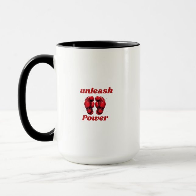 Entleash-Boxing-Power Tasse (Links)