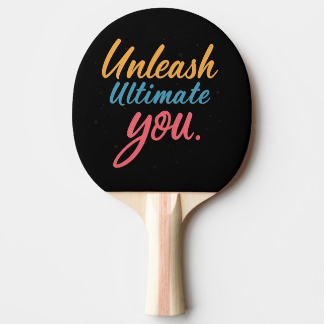 Entleash Ultimate Tischtennis Schläger (Vorderseite)