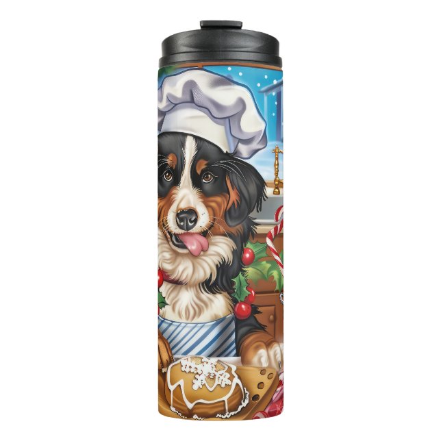 Entlebucher Mountain Holiday Baking: Festlich Thermosbecher (Vorderseite)