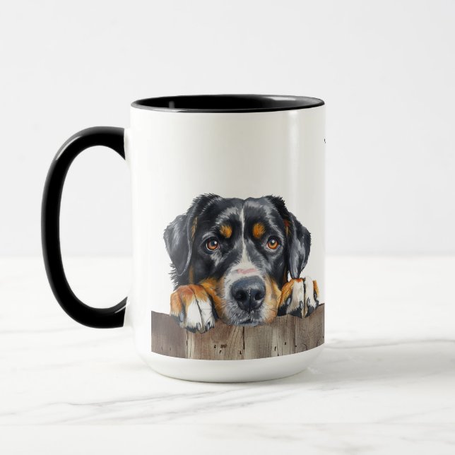 Entlebucher Mountain Hund Tasse (Links)