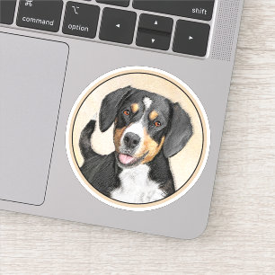 Entlebucher Mountain Hunde Malerei Original Hunde Aufkleber