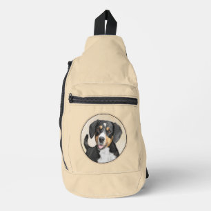 Entlebucher Mountain Hunde Malerei Original Hunde Crossbody Bag