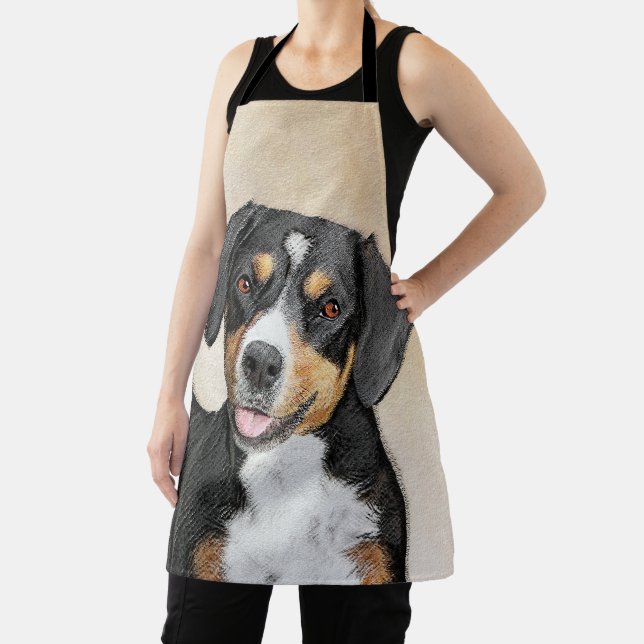 Entlebucher Mountain Hunde Malerei Original Hunde  Schürze (InSitu)