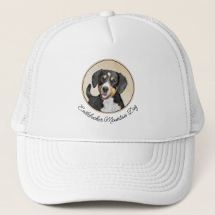 Entlebucher Mountain Hunde Malerei Original Hunde  Truckerkappe