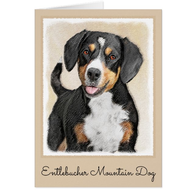 Entlebucher Mountain Hunde Malerei - Originelle Ku (Vorne)