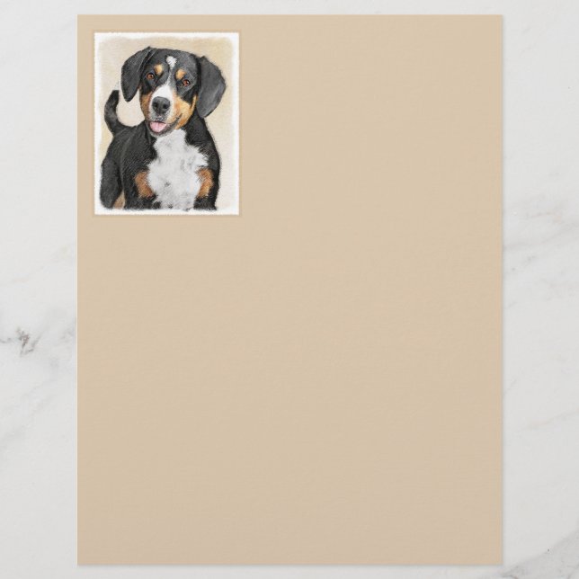 Entlebucher Mountain Hunde Malerei - Originelle Ku (Vorderseite)