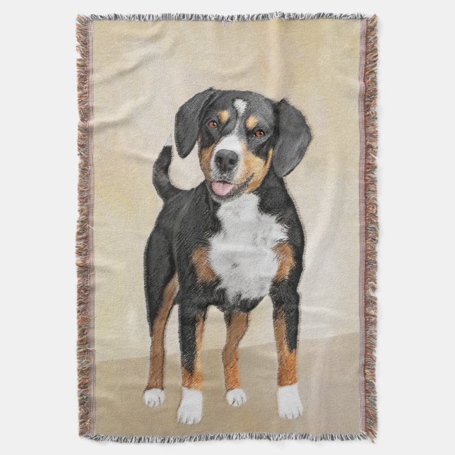 Entlebucher Mountain Hunde Malerei - Originelle Ku Decke (Vorderseite Vertikal)