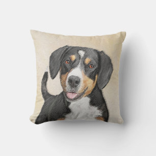 Entlebucher Mountain Hunde Malerei - Originelle Ku Kissen