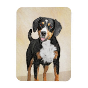 Entlebucher Mountain Hunde Malerei - Originelle Ku Magnet