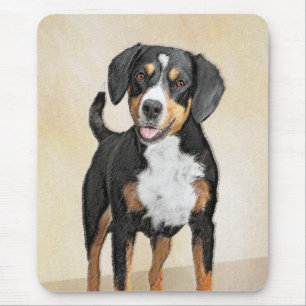 Entlebucher Mountain Hunde Malerei - Originelle Ku Mousepad