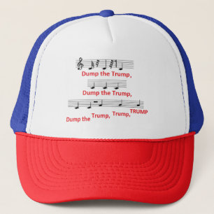 Entleeren Sie den Trumpfhut Truckerkappe