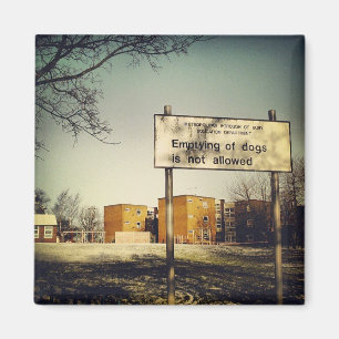 Entleerung des Hundes Magnet