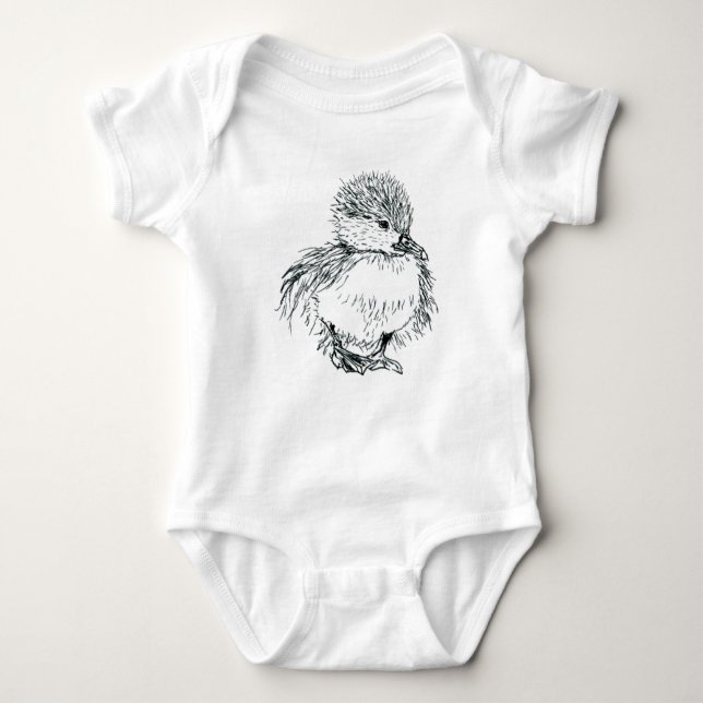 Entleinbodysuit Baby Strampler (Vorderseite)