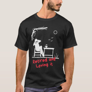 Entmüde und liebend es lustige humorvolle Pension T-Shirt