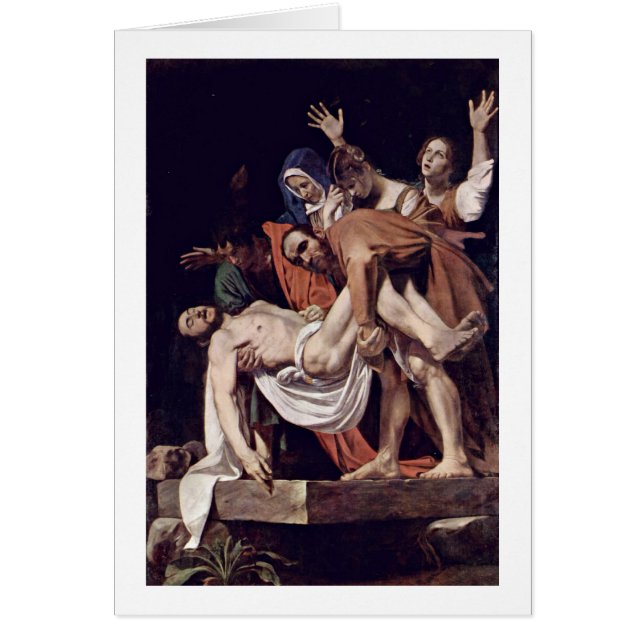 Entombment durch Michelangelo Merisi DA Caravaggio (Vorne)