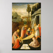 Entombment of Christ, Fra Angelico Kunstposter