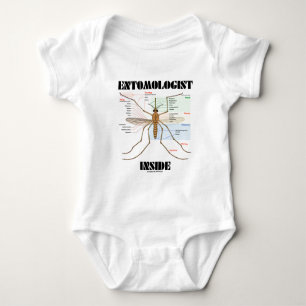 Entomologe-Innere (Moskito-Anatomie) Baby Strampler